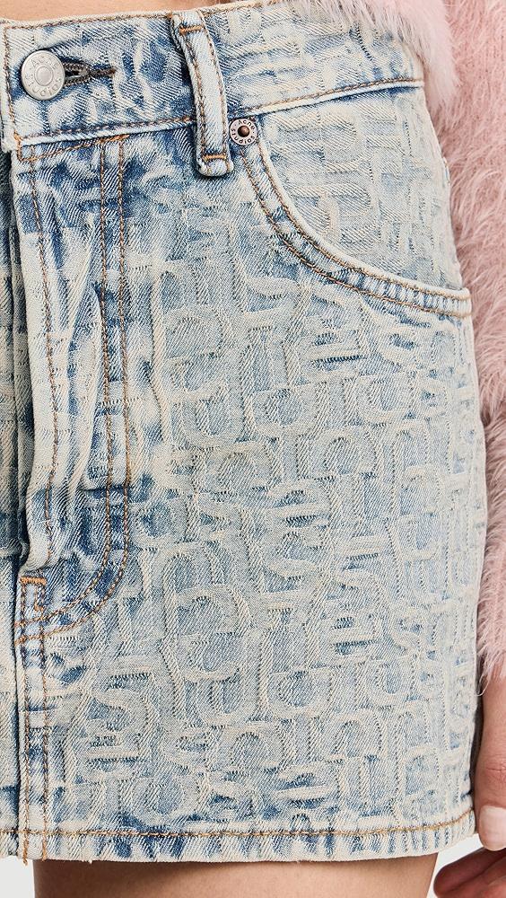 Acne Studios Macaria Monogram Mini Skirt | Shopbop Product Image