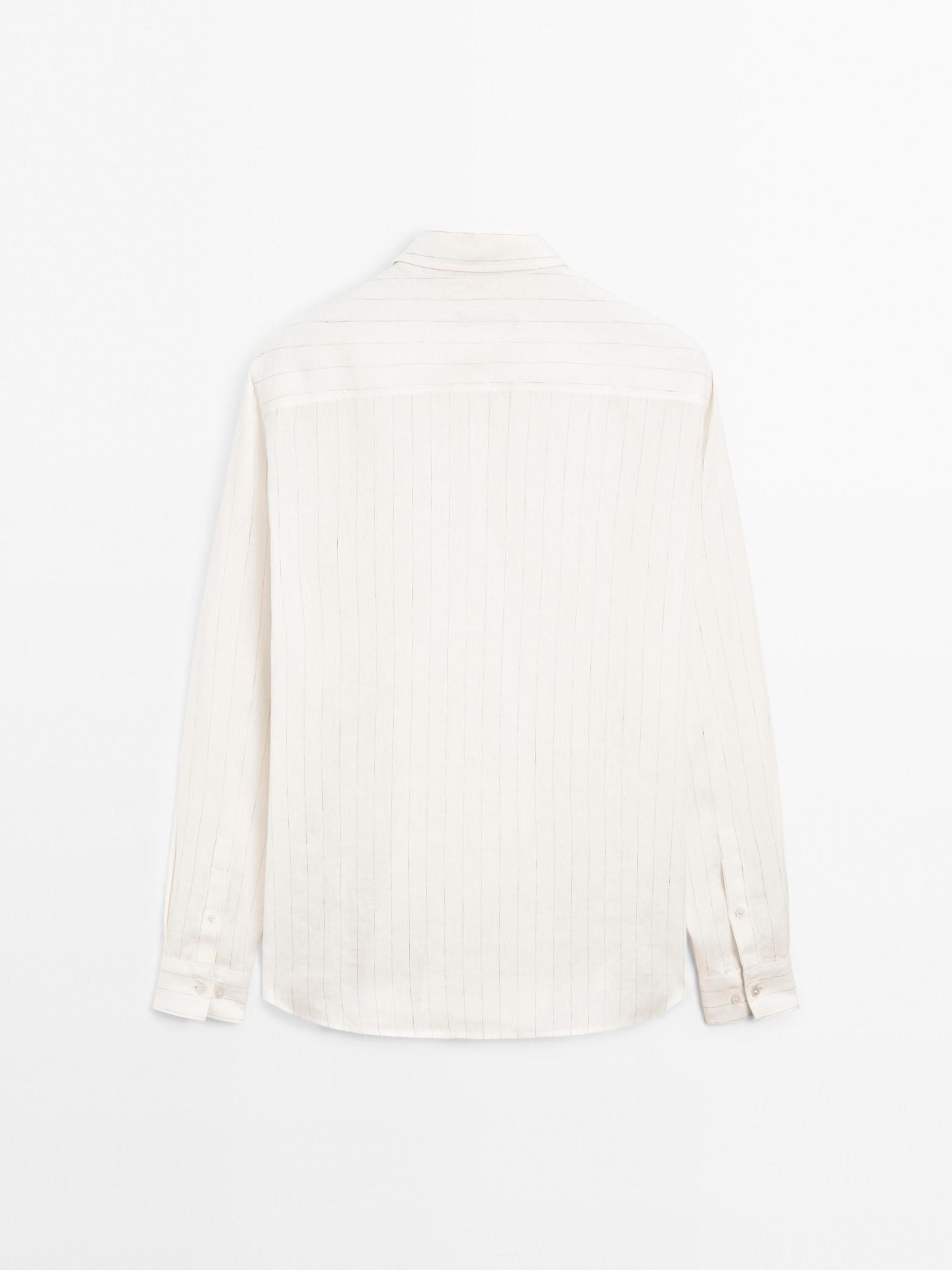 Regular fit pinstripe shirt Product Image