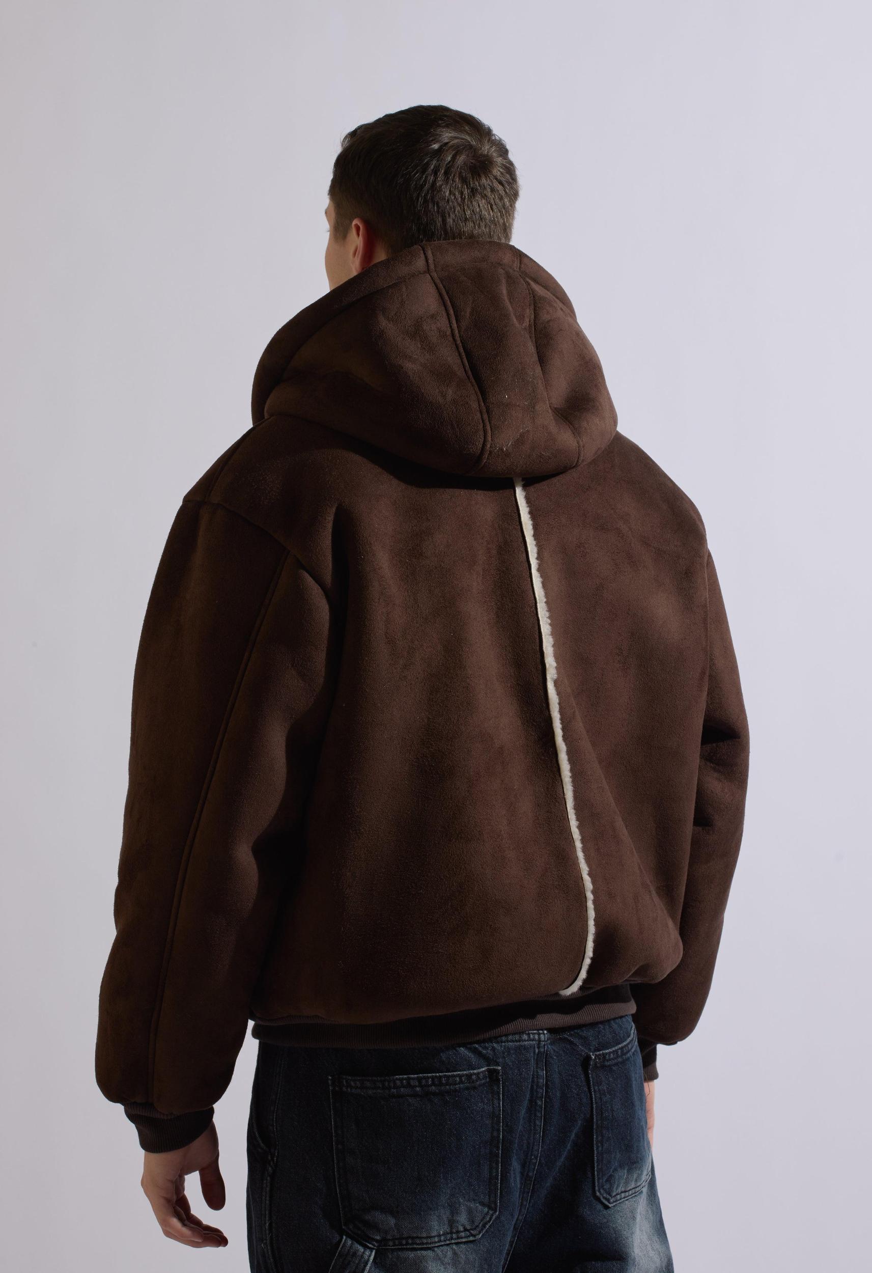 Cacao Sherpa Hoodie Product Image