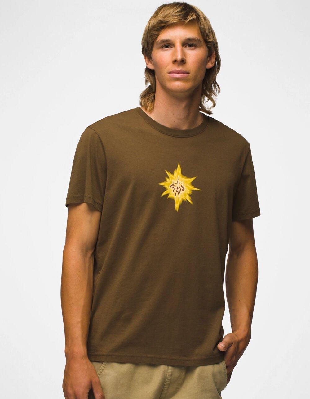 PRANA Heritage Graphic Mens Tee - BROWN Product Image