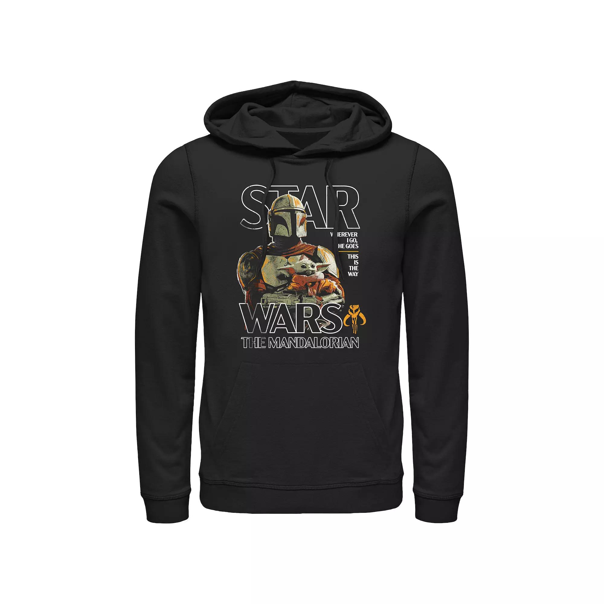 Men's Pride Flag Brush Strokes Graphic Hoodie,  Product Image