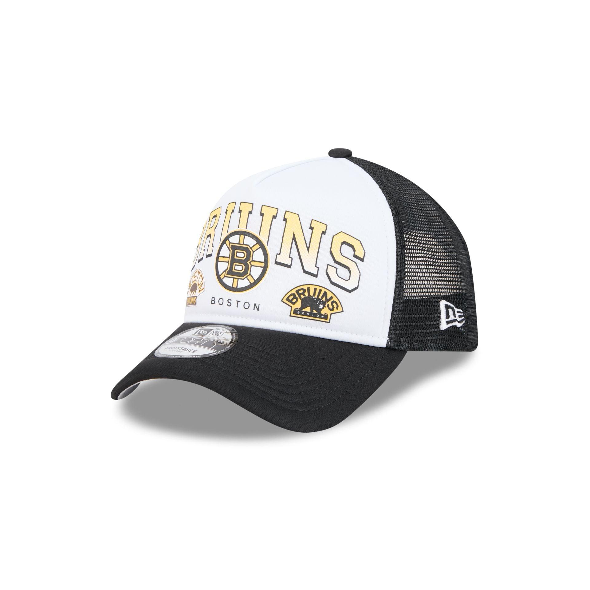 Boston Bruins Sport Classics 9FORTY A-Frame Trucker Hat Male Product Image