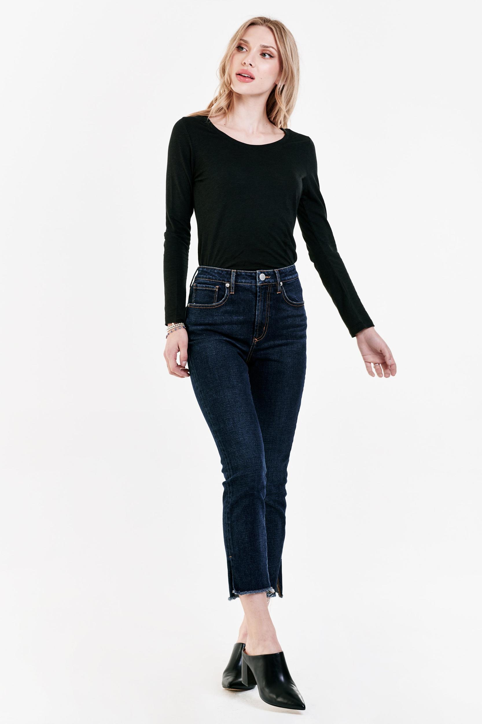 Stella Super HIgh Rise Cropped Sim Straight Jeans Product Image