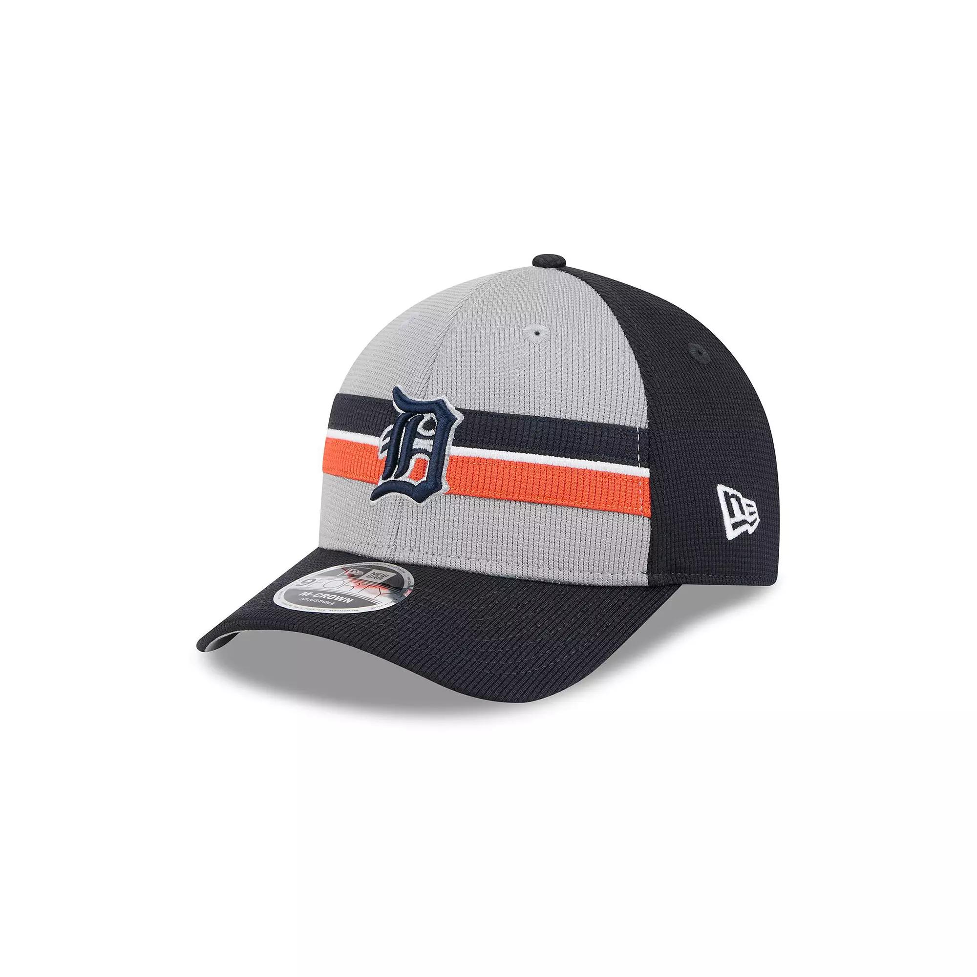Men's New Era  Navy/Gray Detroit Tigers 2025 Batting Practice 9FORTY M-Crown Adjustable Hat, Blue Product Image