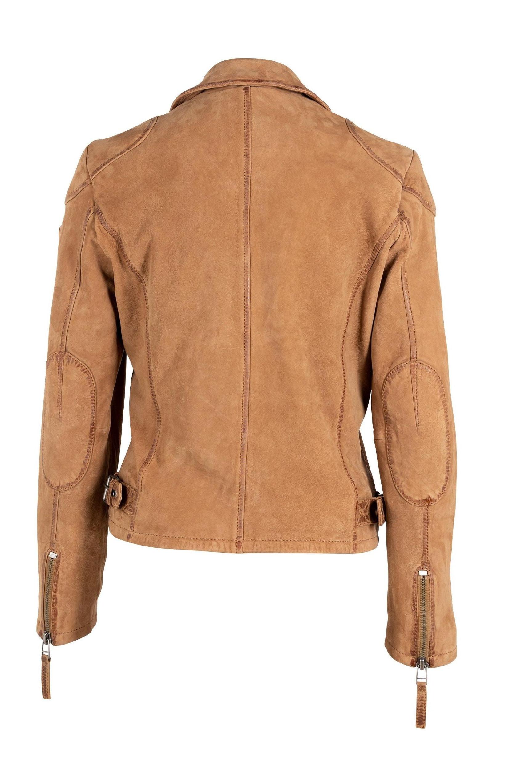 Karyn Leather Jacket- Cognac Product Image