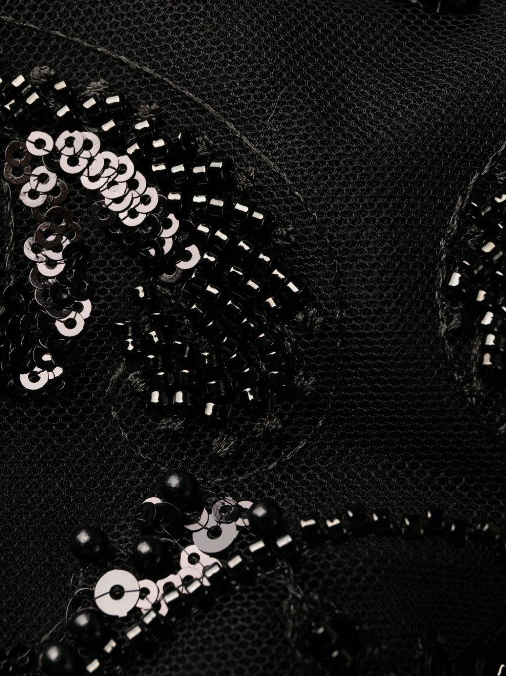 Paisley sequin-embellished midi dress Product Image