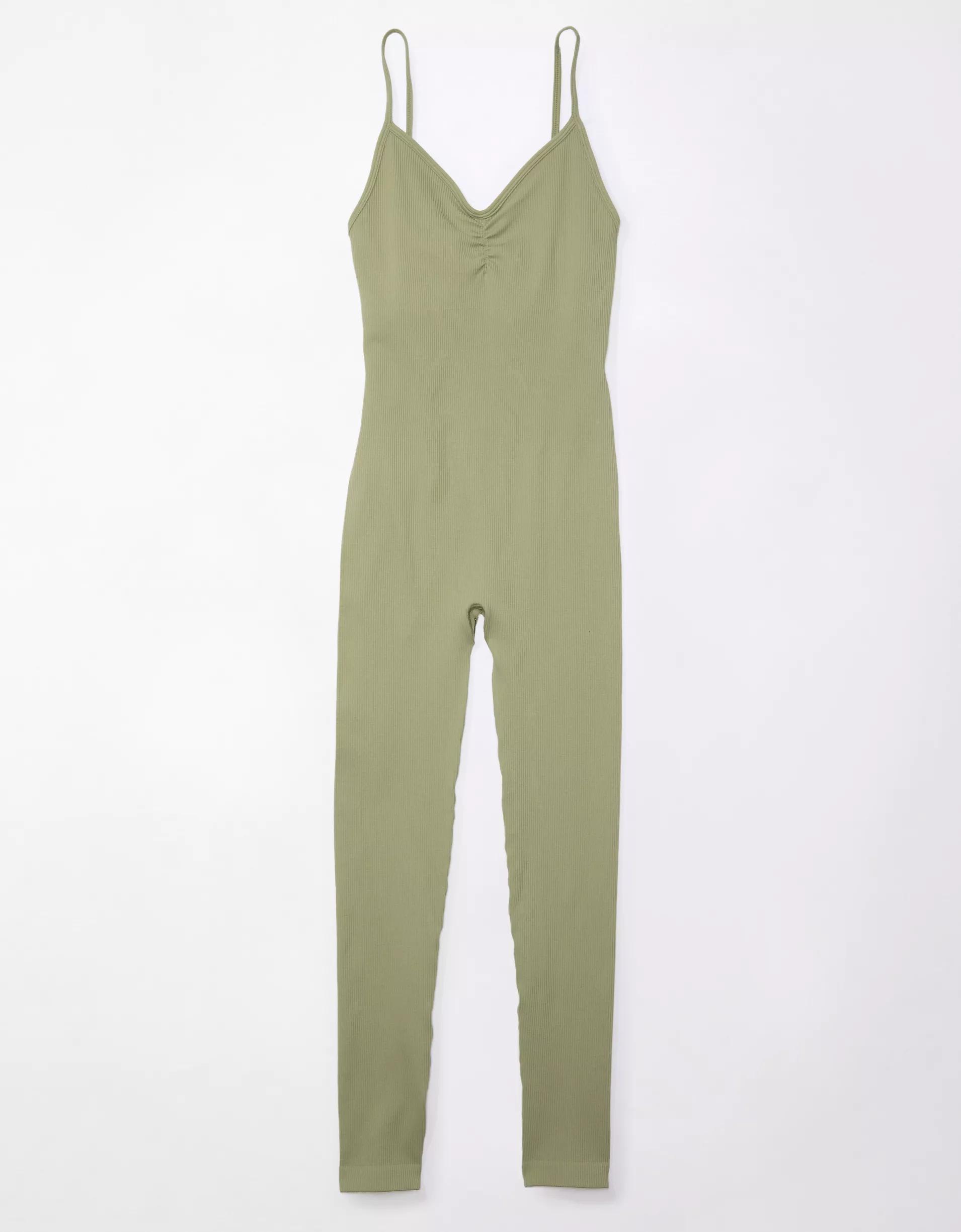AE Seamless Knit Rib Jumpsuit Product Image