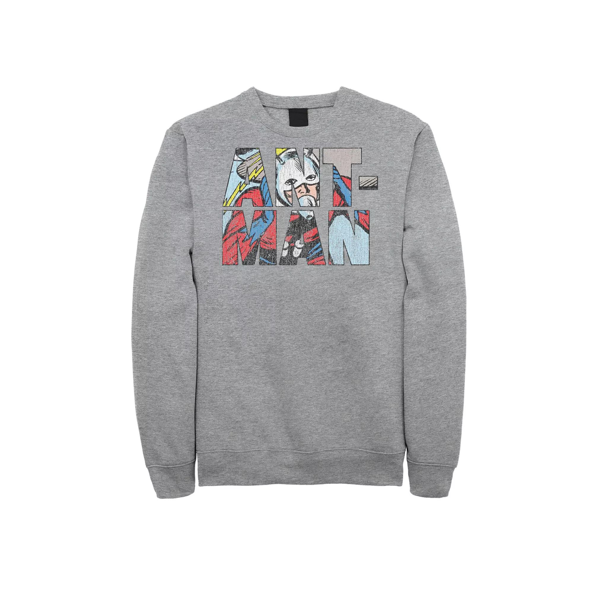 Big & Tall Marvel Ant-Man Filled Superhero Name Fleece Sweatshirt, Men's,  Product Image