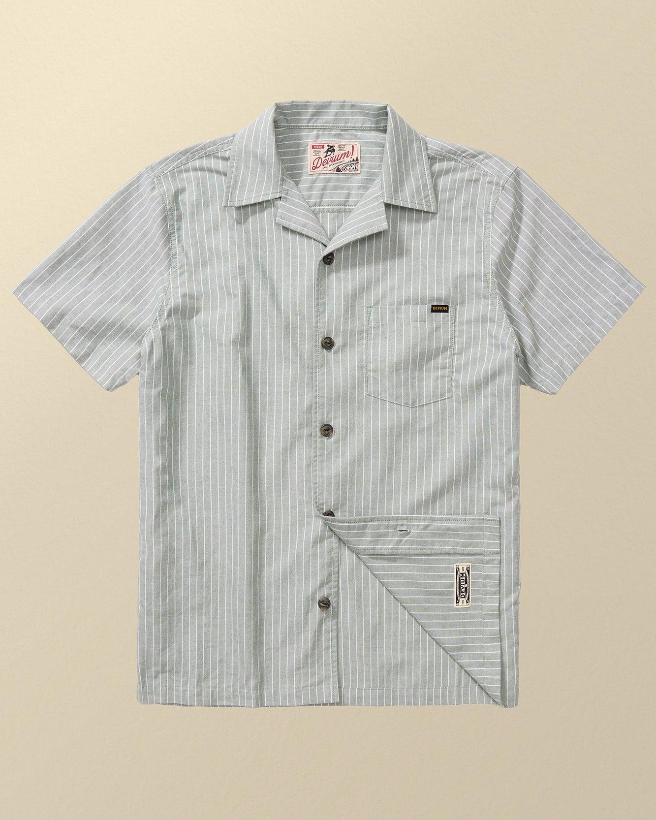 Lombard Striped Short Sleeve Shirt Product Image