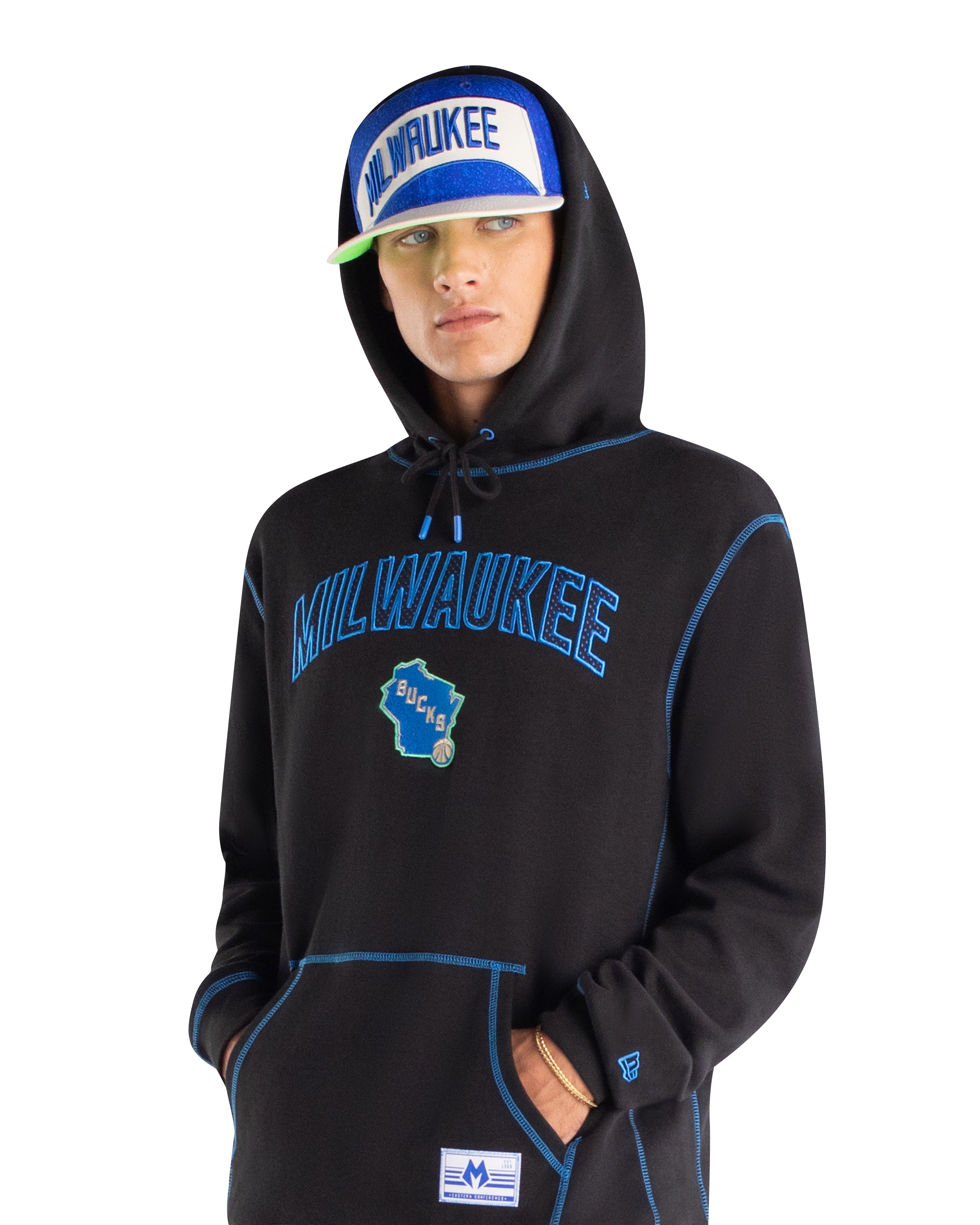 Portland Trail Blazers 2023 City Edition Black Hoodie Male Product Image