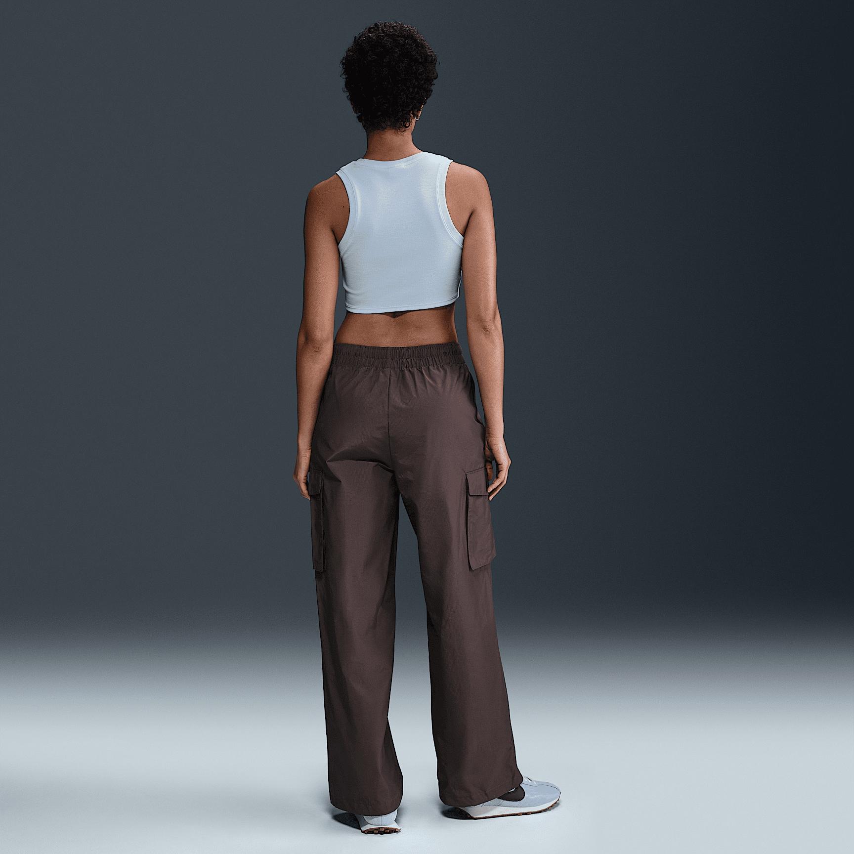 Womens Nike Sportswear Chill Knit Tight Cropped Mini-Rib Tank Top | FB8279-423 Product Image