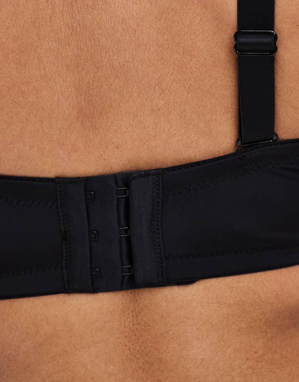 Dorina Michelle Fuller Bust strapless bandeau bra in black Product Image