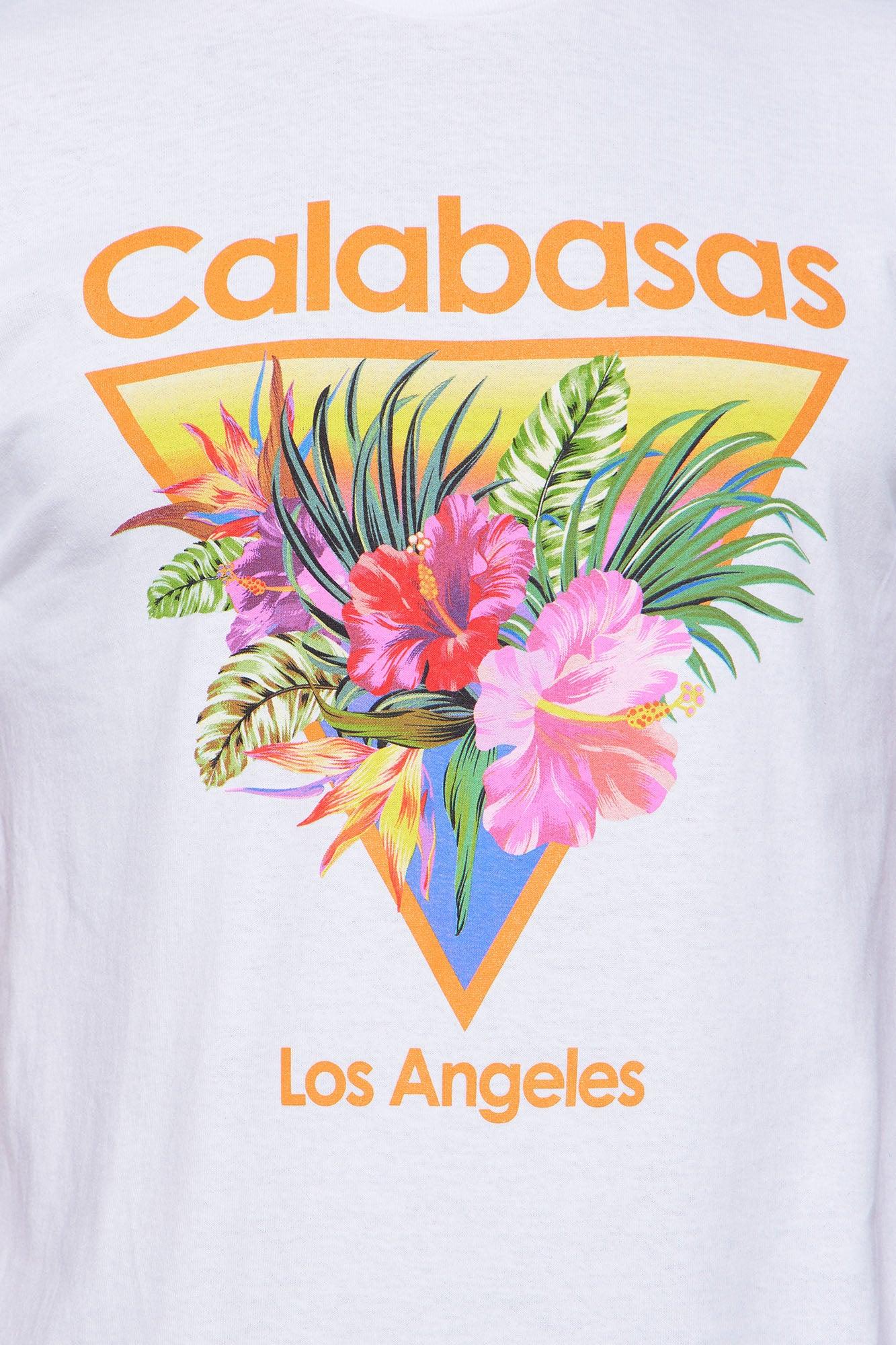 Calabasas LA Short Sleeve Tee - White Product Image