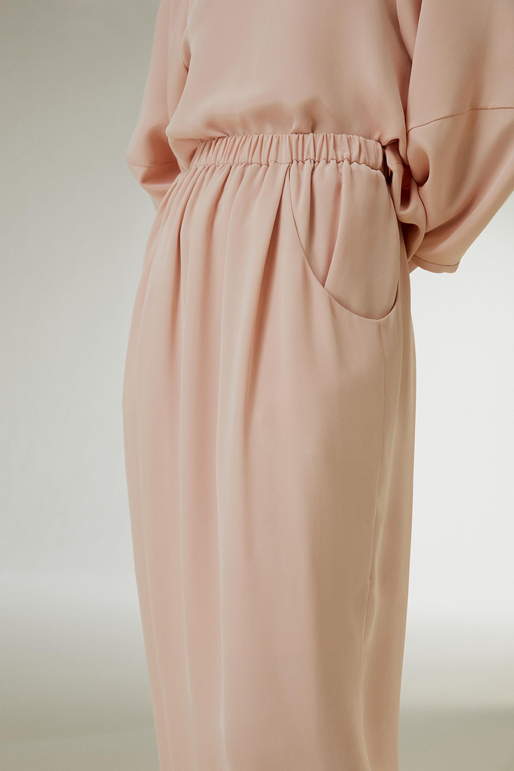 Blossom Skirt with Elastic Waistband and Side Pockets Product Image