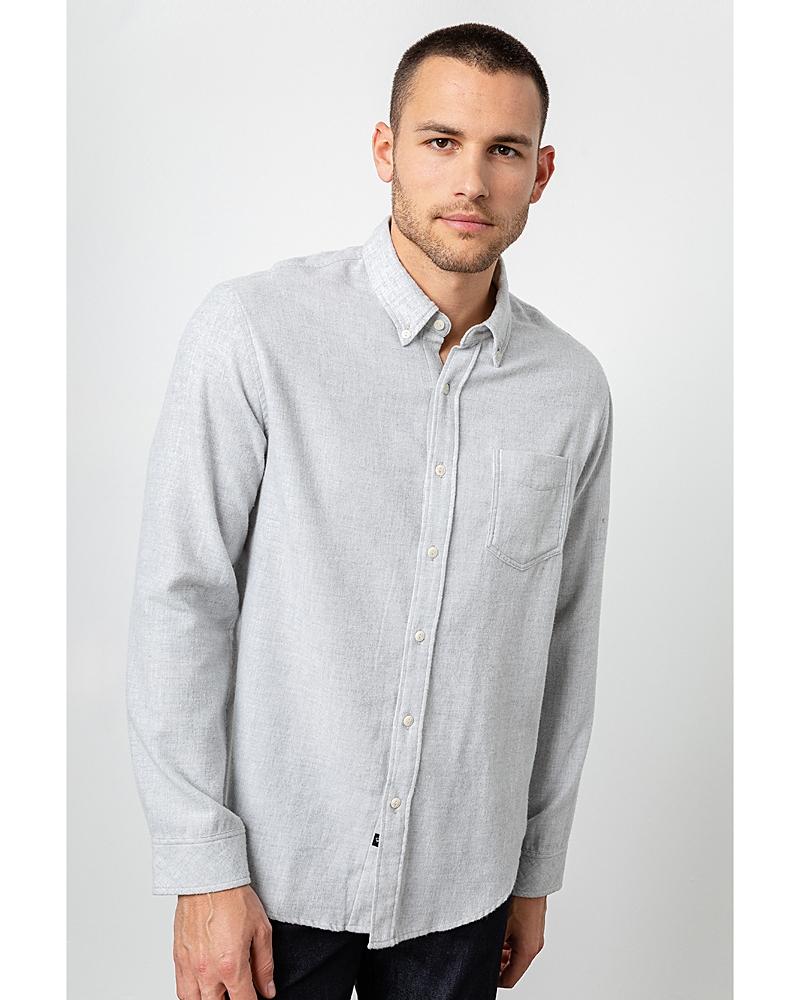 Mens Runson Cotton Button-Down Shirt Product Image