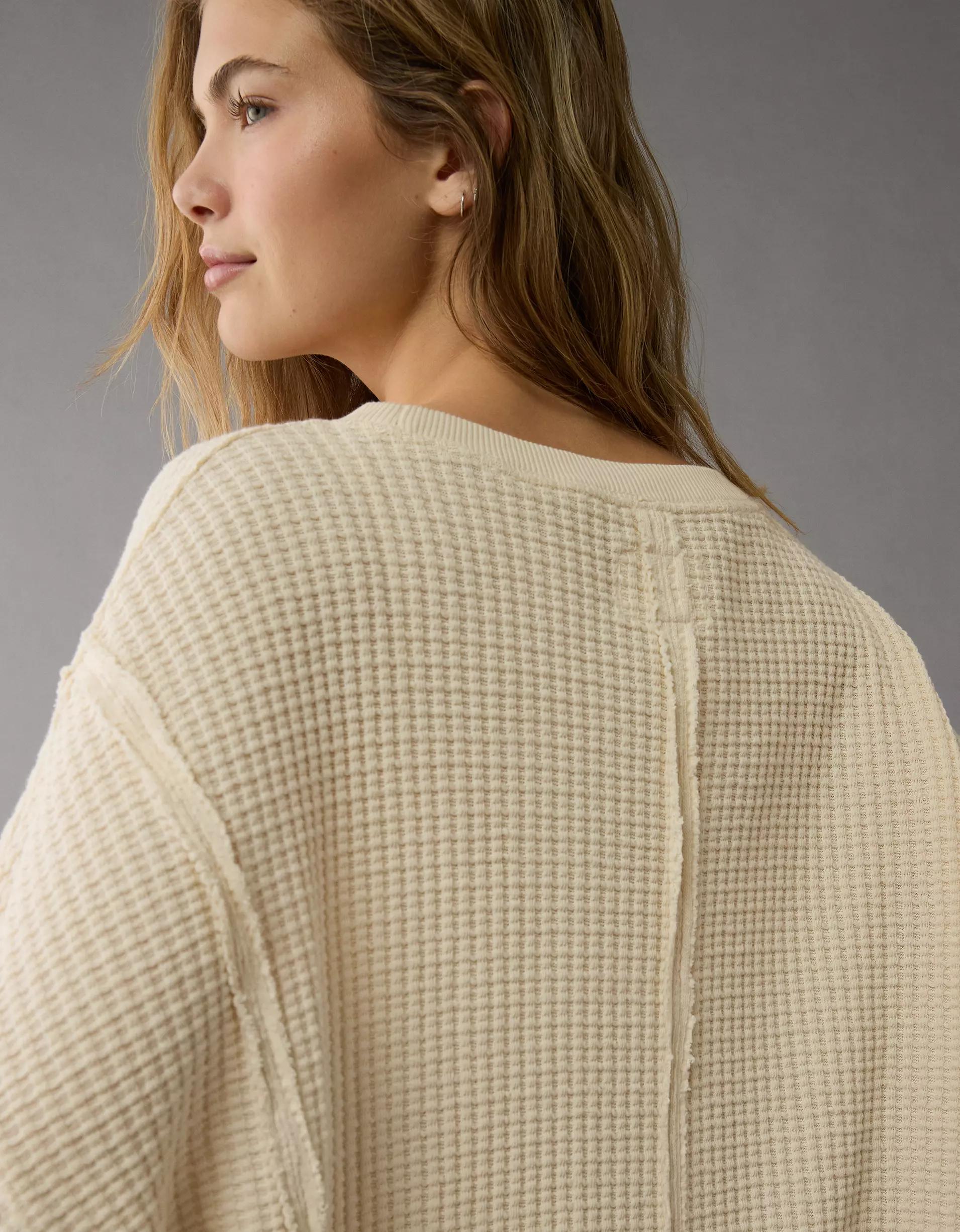 AE Big Hug Waffle Sweatshirt Product Image