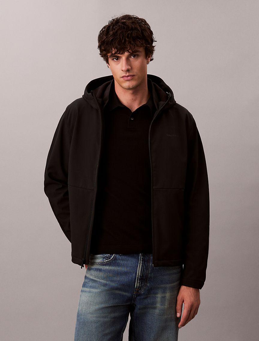 Hooded Softshell Zip Jacket Product Image