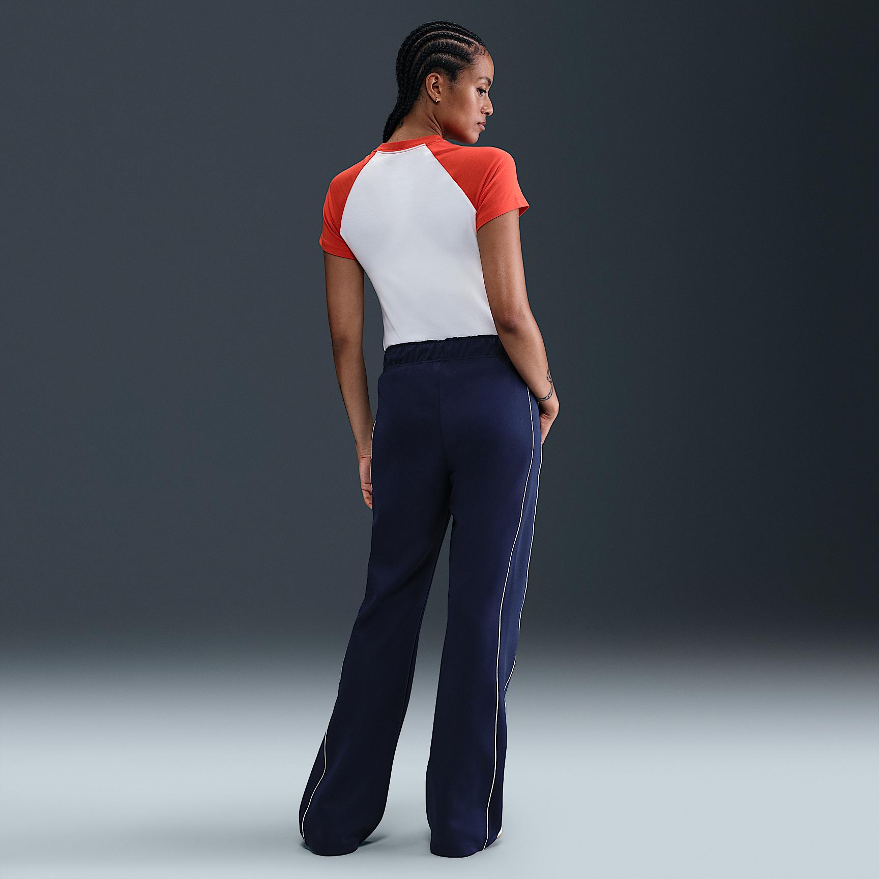 Womens Nike Sportswear Windrunner Mid-Rise Slim Knit Pants | HJ1016-410 Product Image