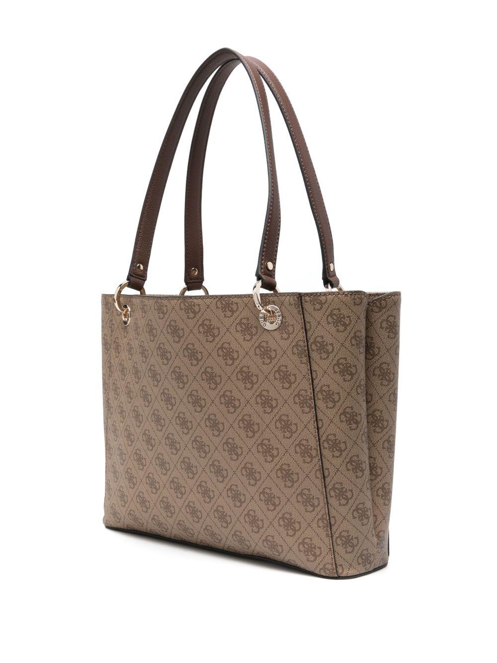 monogram-print shoulder bag Product Image