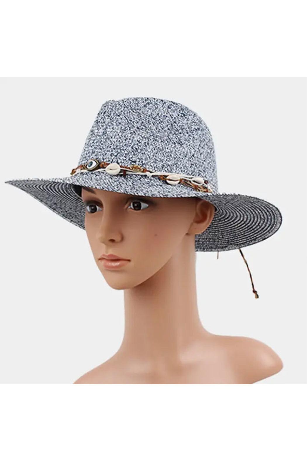 Retro Visor Panama Hat Product Image
