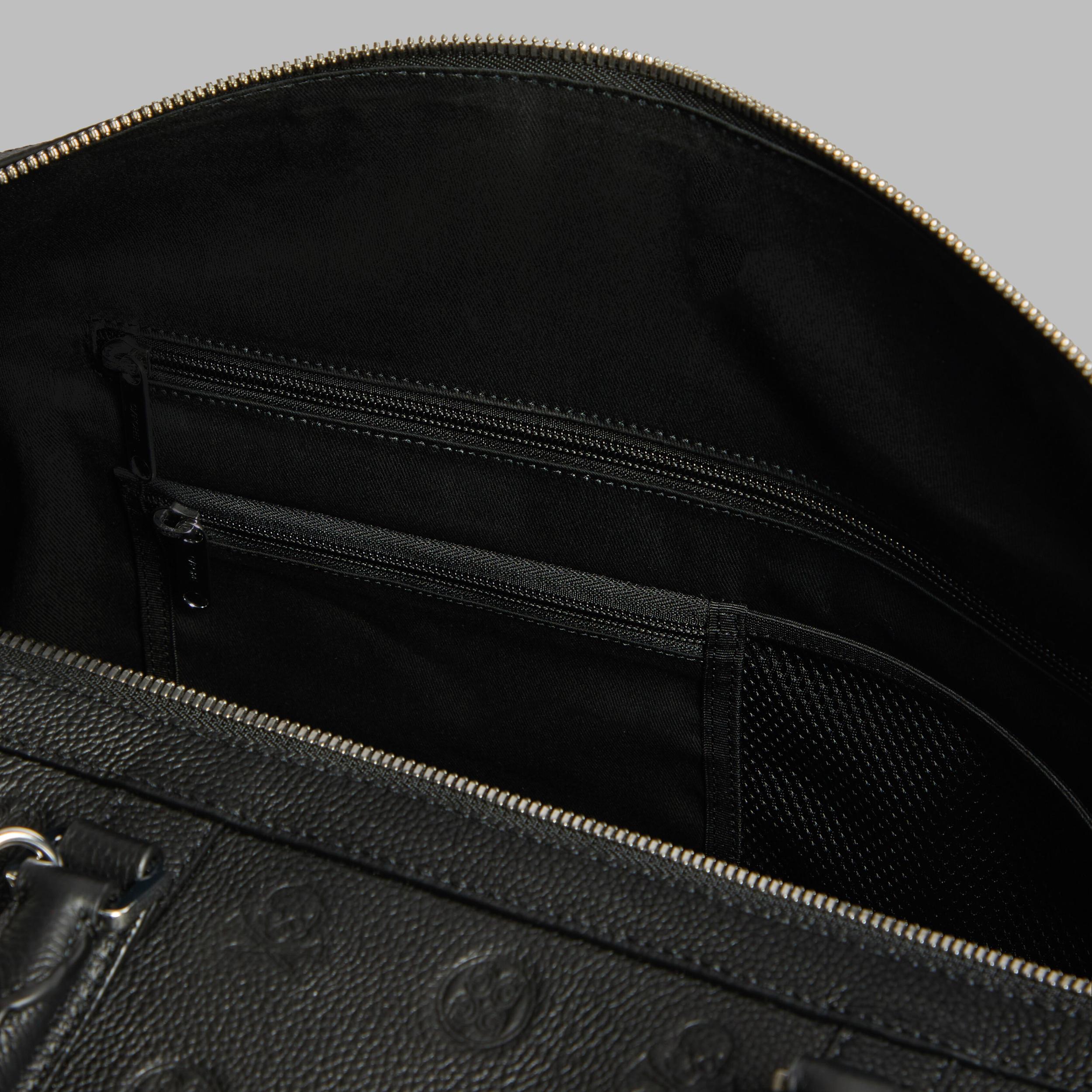 EMBOSSED SKULL & TEES LEATHER WEEKENDER Product Image