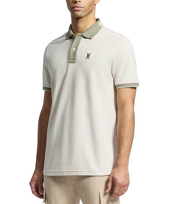 Psycho Bunny Thatcher Pique Short Sleeve Polo Shirt Product Image