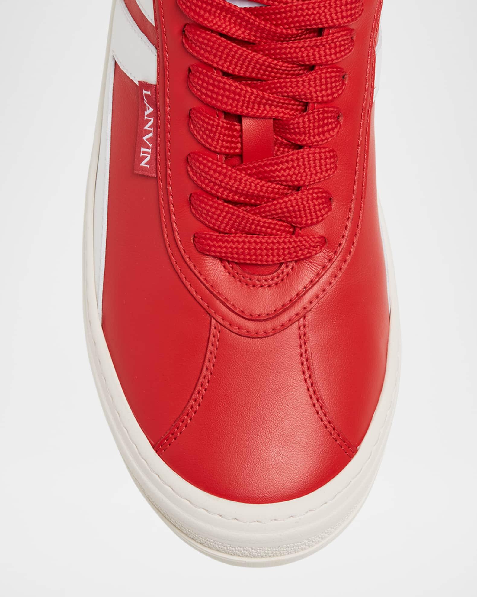 Men's Cash Leather Low-Top Sneakers Product Image