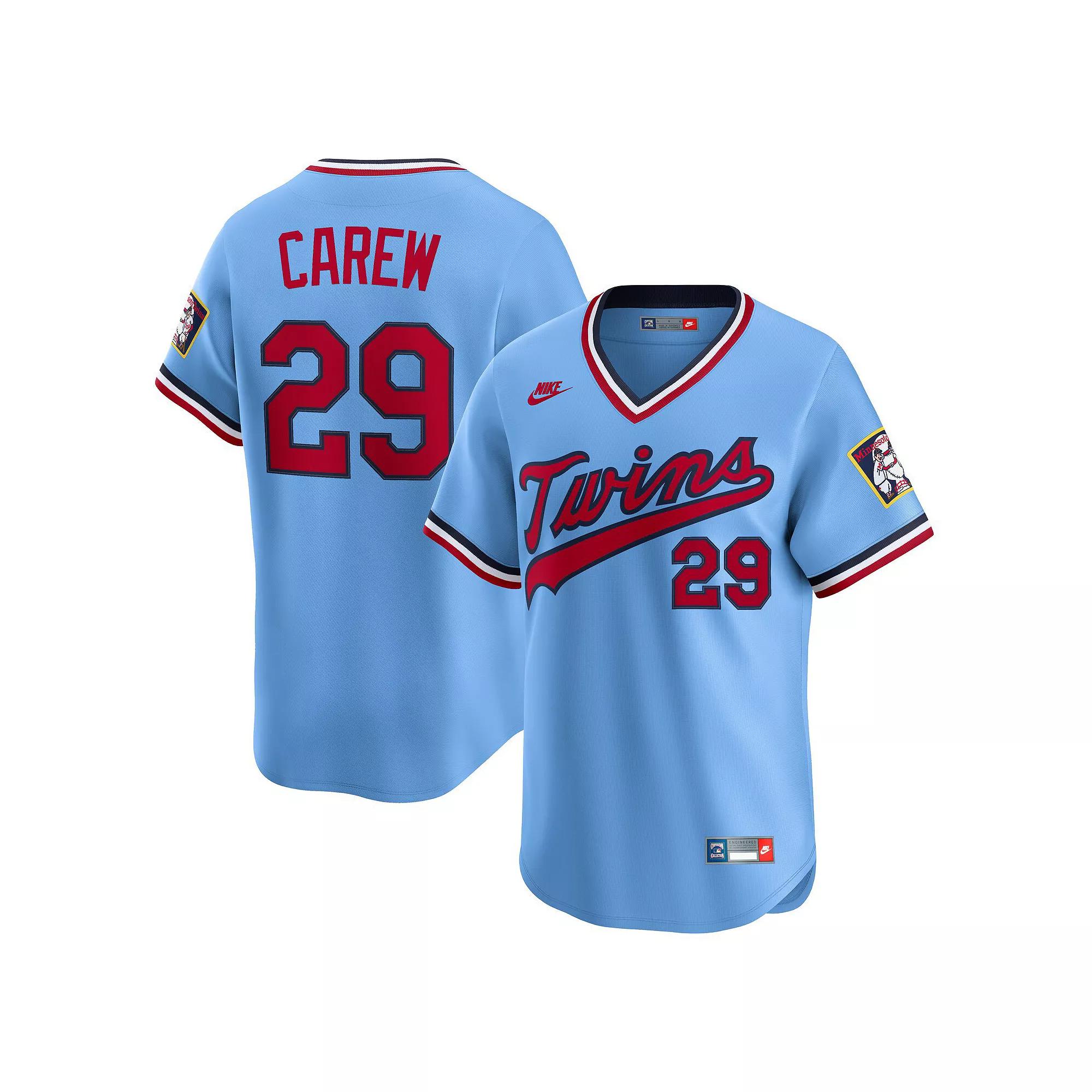 Rod Carew Minnesota Twins Cooperstown Nike Men's Dri-FIT ADV MLB Limited Jersey Product Image