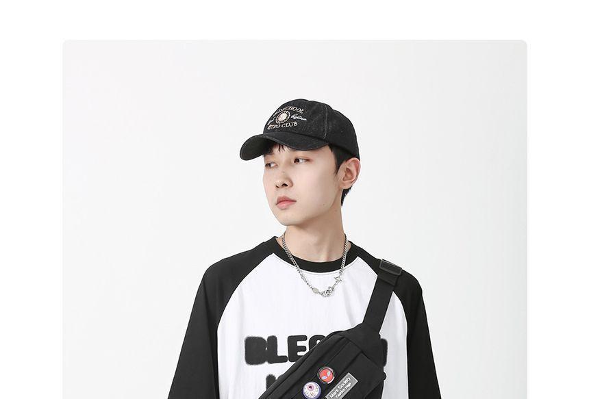 Buckled Plain Waist Bag / Bag Charm / Pin / Set Product Image