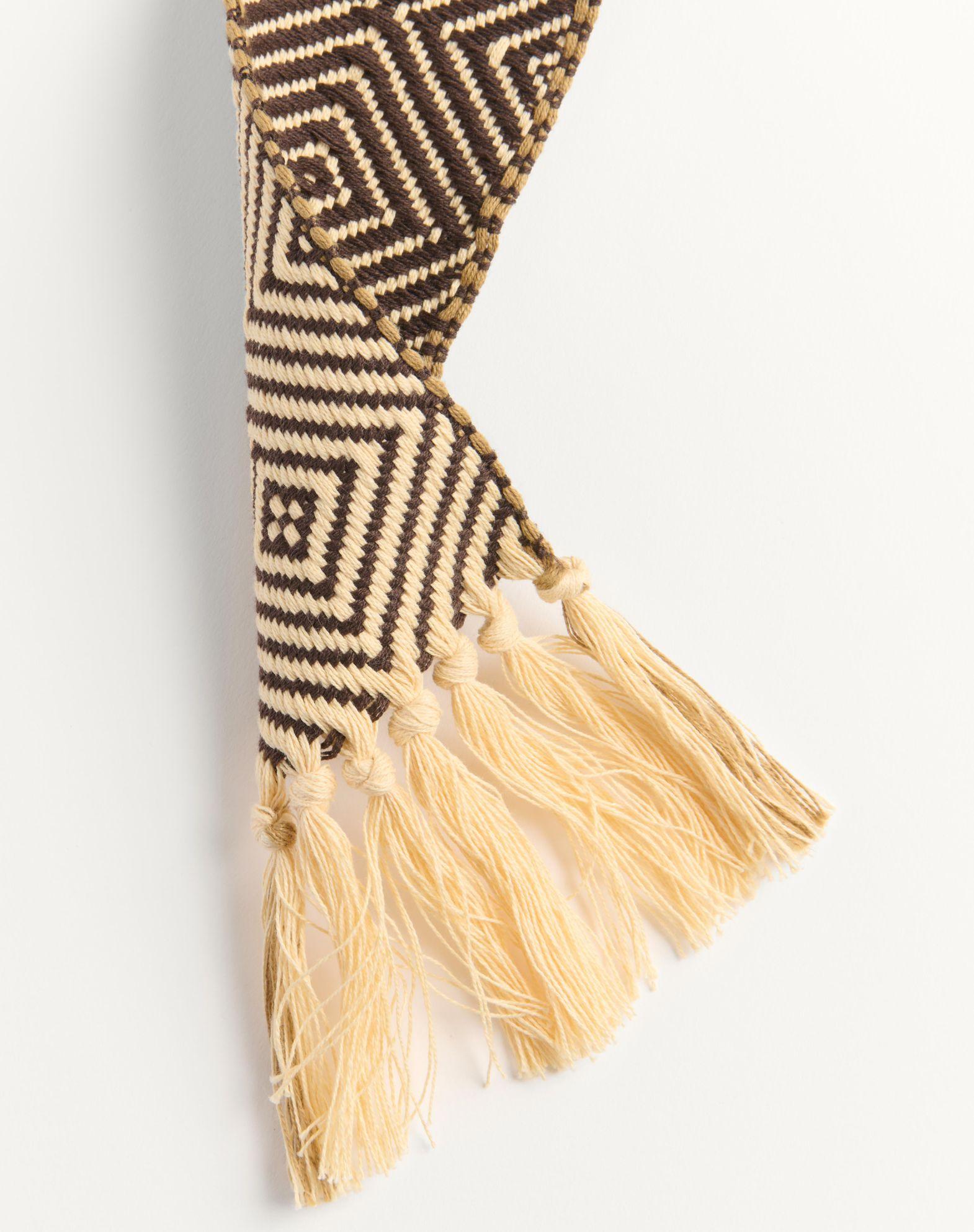 Antibes Cotton Scarf With Fringe Product Image