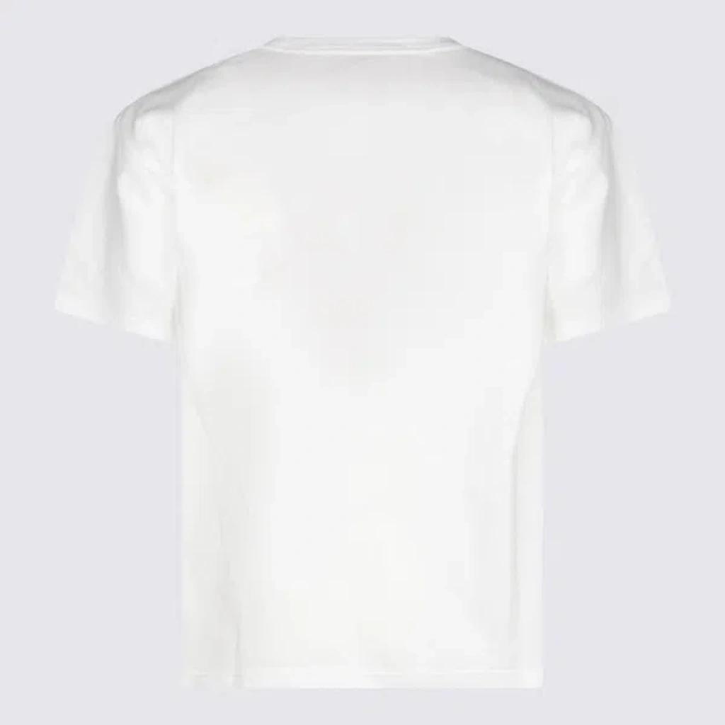 VALENTINO Mens Avorio Logo-print Crew-neck Cotton-jersey T-shirt Product Image