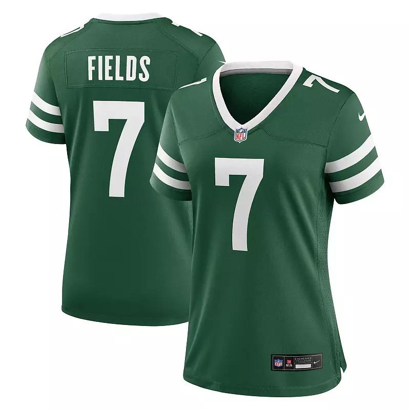 Women's Nike Justin Fields Legacy Green New York Jets Game Jersey,  Product Image