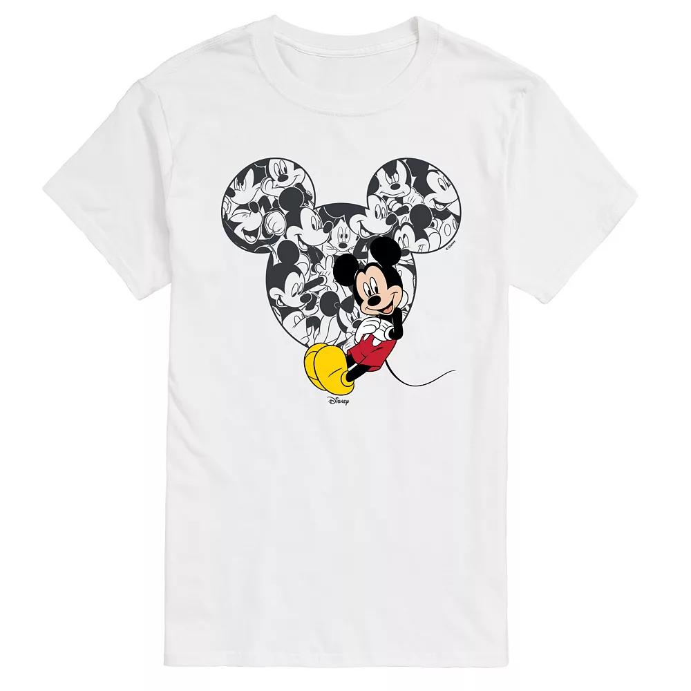 Men's Disney's Mickey Mouse Ear Collage Graphic Tee,  Product Image