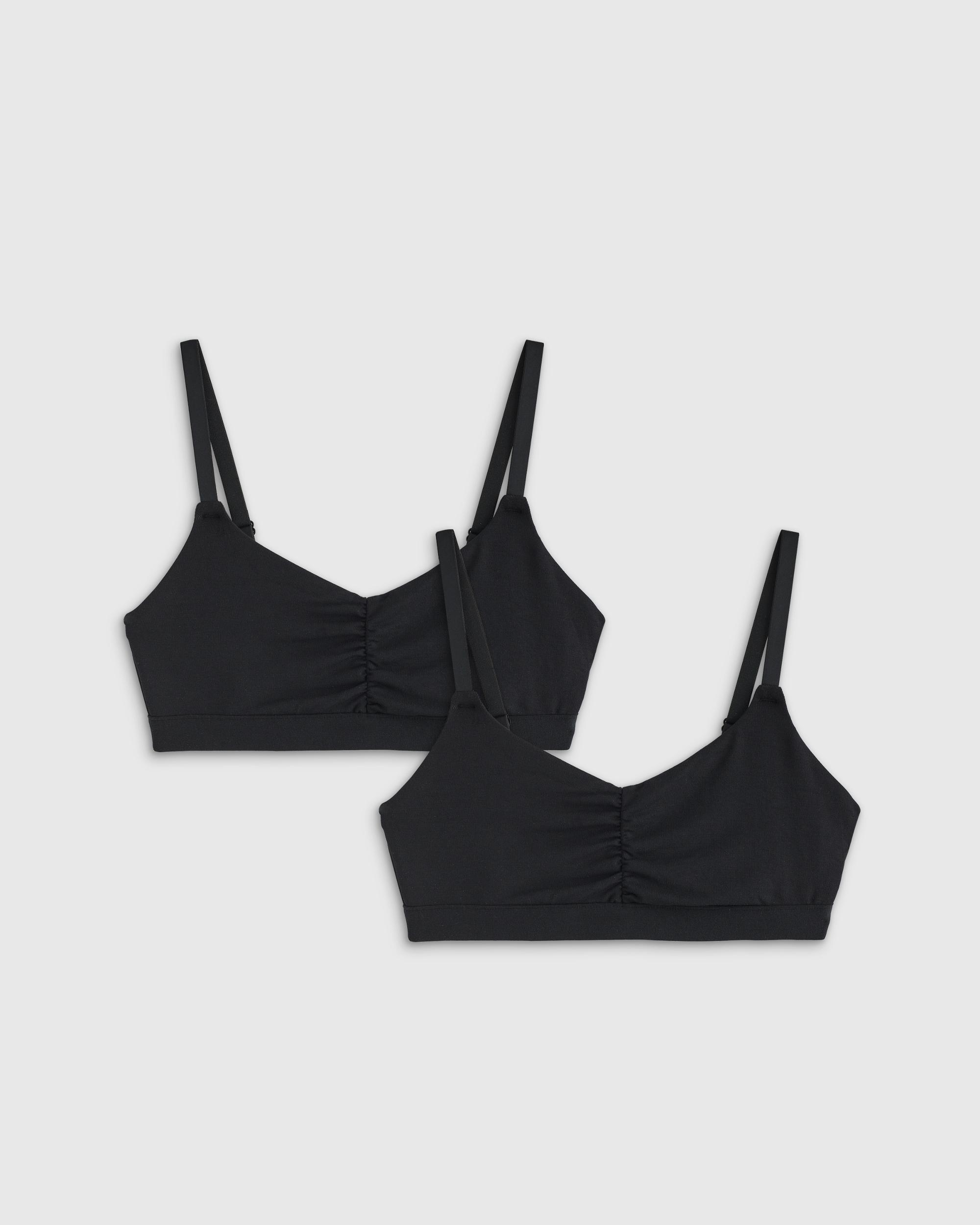 Quince | Women's Micromodal Ruched Bralette Product Image