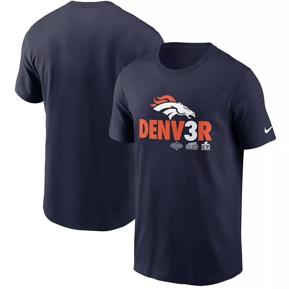 Men's Nike Navy Denver Broncos Hometown Collection Denv3r T-Shirt,  Product Image