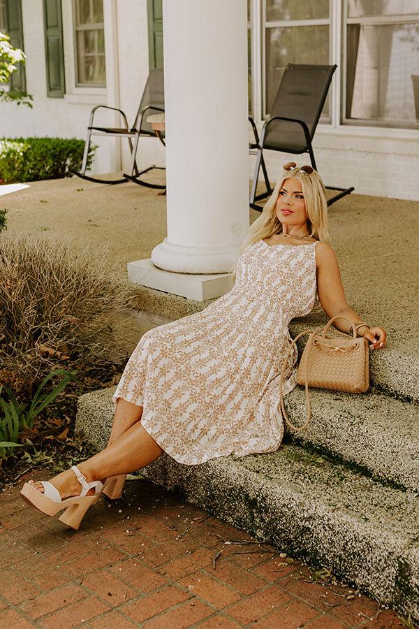 Sunkissed Silhouettes Floral Midi Curves Product Image