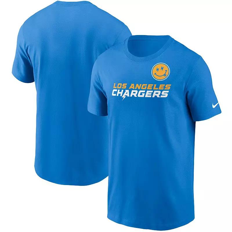 Men's Nike Powder Blue Los Angeles Chargers Hometown Collection Bolts T-Shirt, Size: Small, Light Product Image