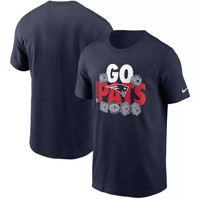 Men's Nike Navy New England Patriots Hometown Collection 6x T-Shirt,  Product Image