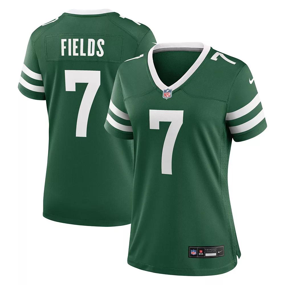 Women's Nike Justin Fields Legacy Green New York Jets Game Jersey,  Product Image