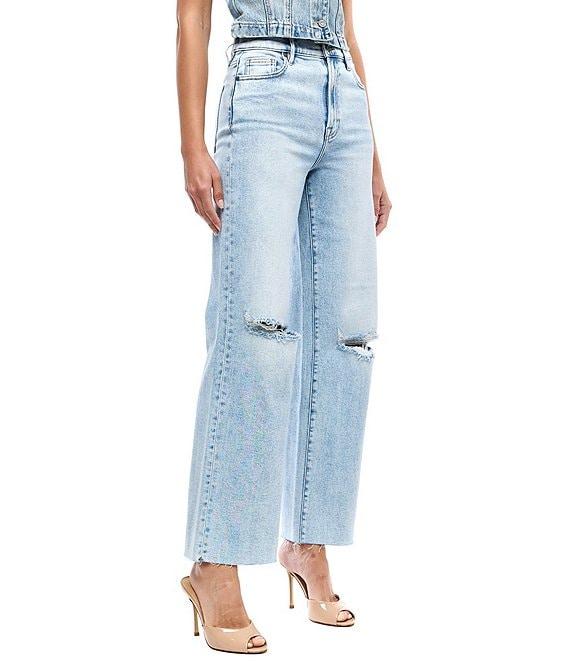 Hidden Jeans Logan High Rise Distressed Dad Jeans Product Image