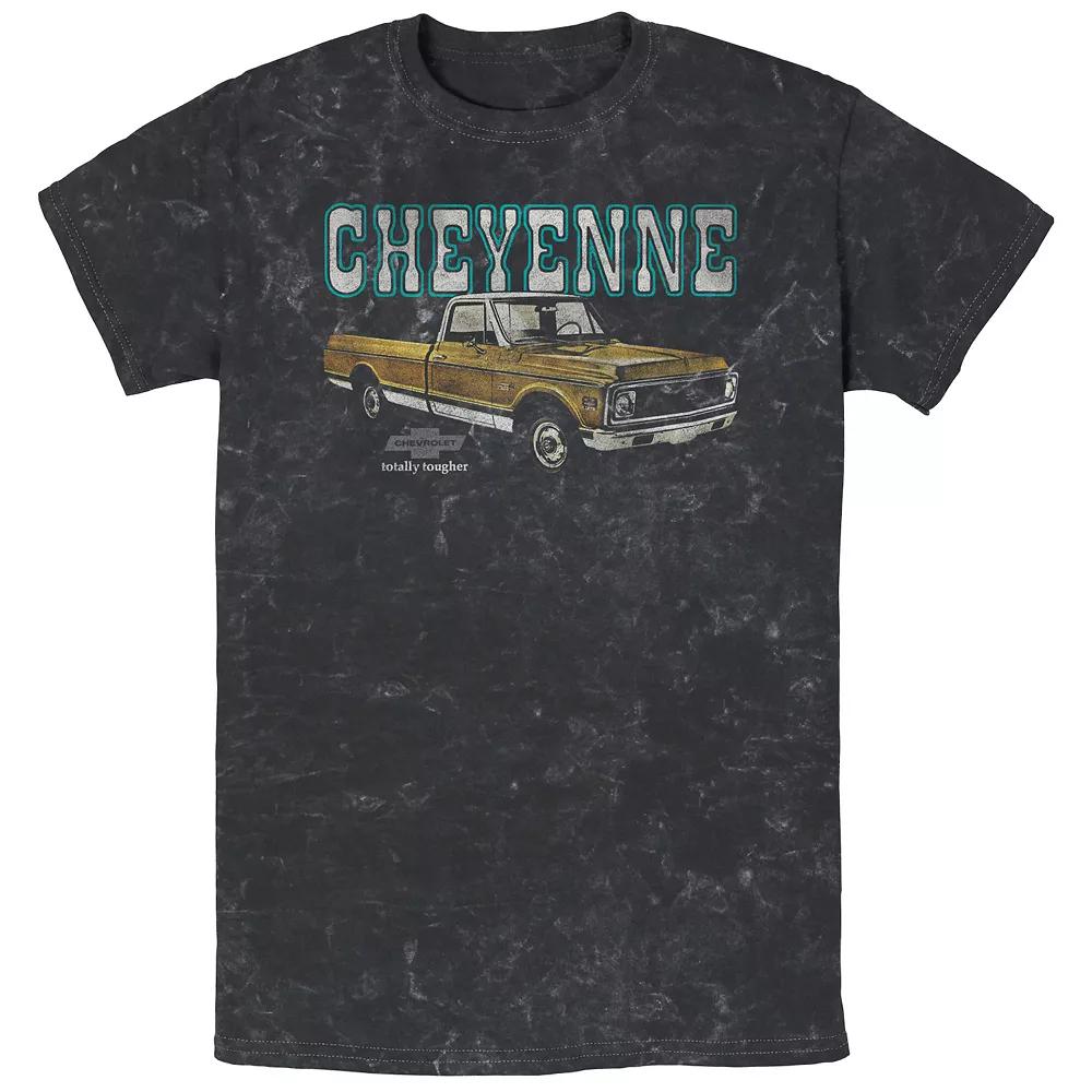 Men's Chevrolet Cheyenne Vintage Mineral Wash Graphic Tee,  Product Image