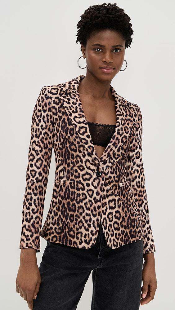 alice + olivia Macey Fitted Notch Collar Blazer | Shopbop Product Image