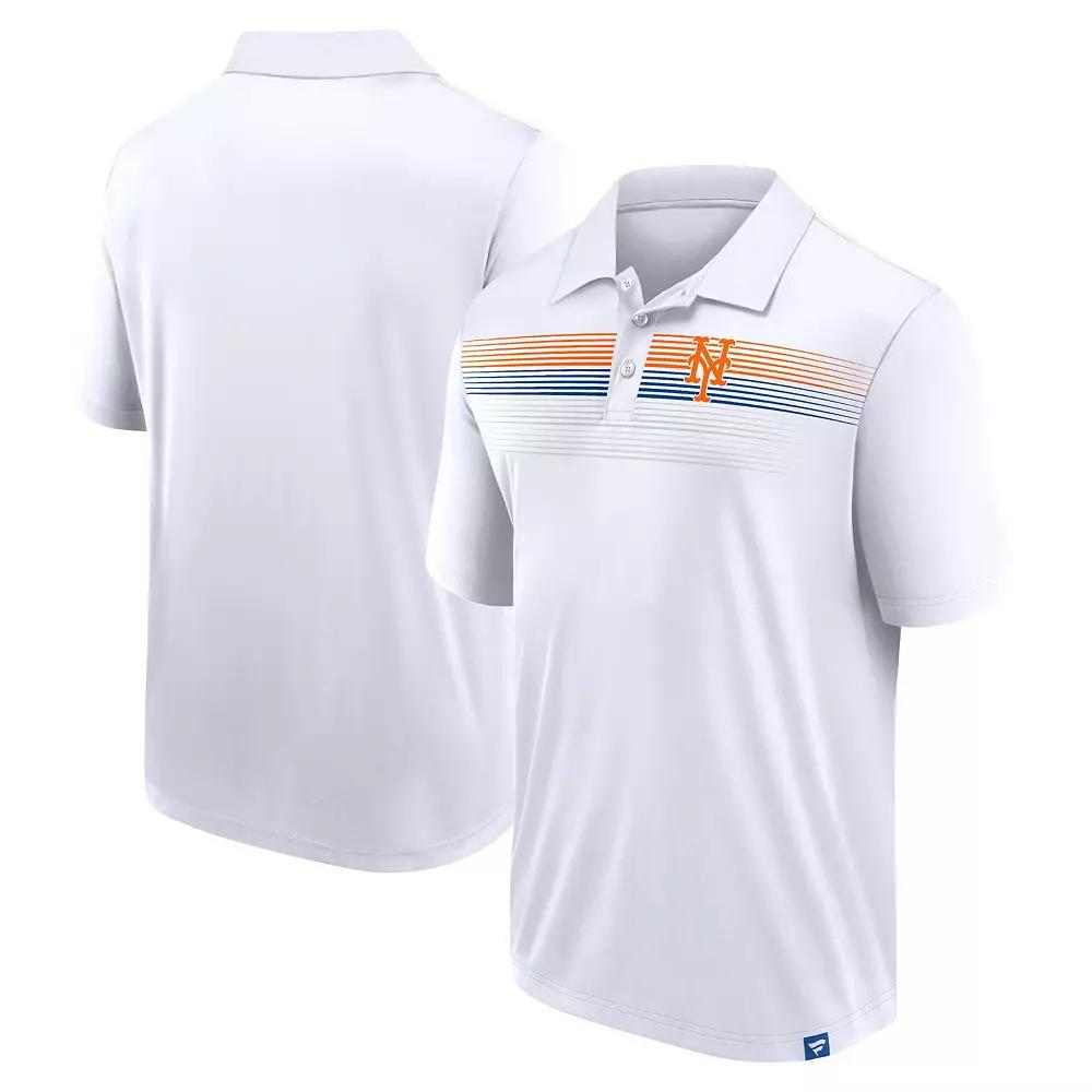 Men's Fanatics White New York Mets Victory For Us Interlock Polo,  Product Image