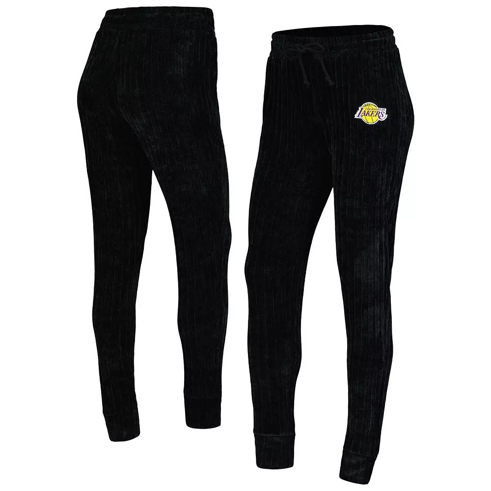 Women's College Concepts Black Los Angeles Lakers Linger Pants,  Product Image