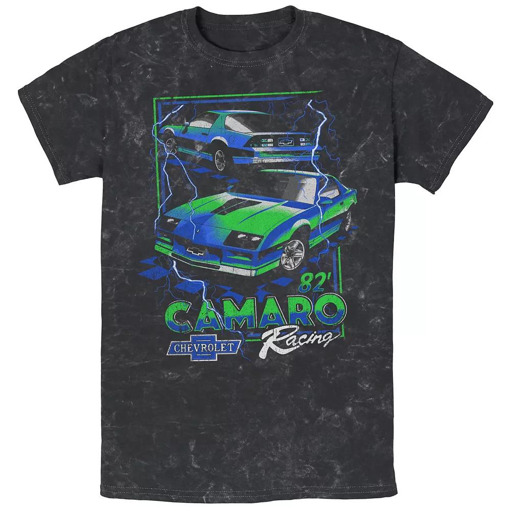 Men's Camaro Racing '82 Mineral Wash Graphic Tee,  Product Image