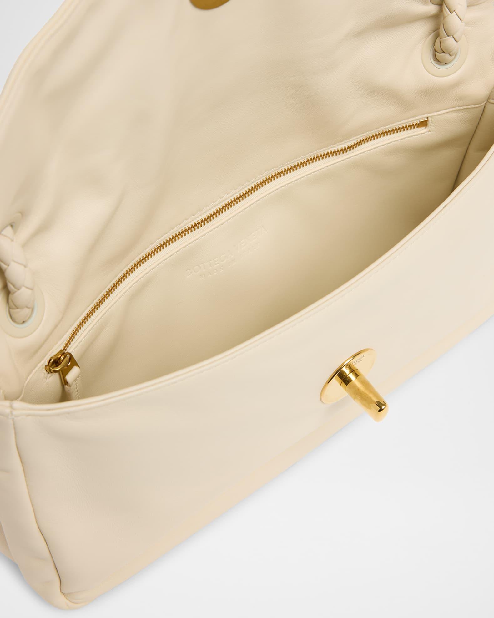 Knot Flap Leather Shoulder Bag Product Image