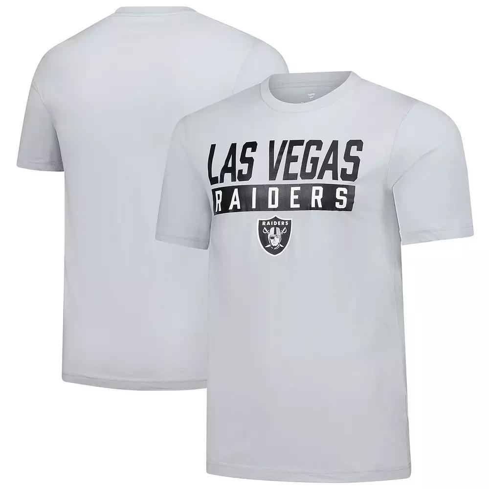 Men's Fanatics  Gray Las Vegas Raiders T-Shirt, Size: Medium, Lvr Grey Product Image