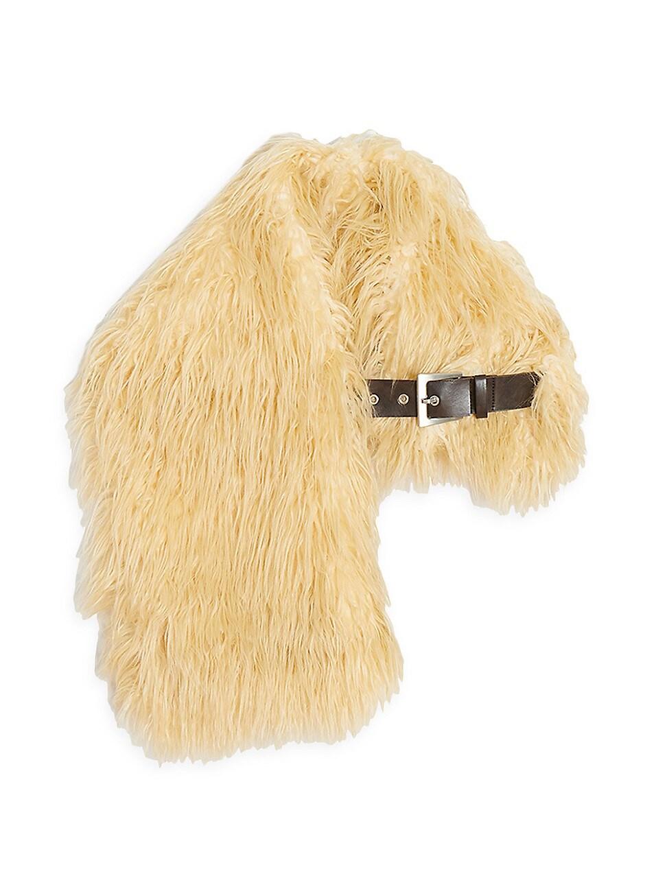 Womens Rowen Faux-Fur Buckle Scarf Product Image