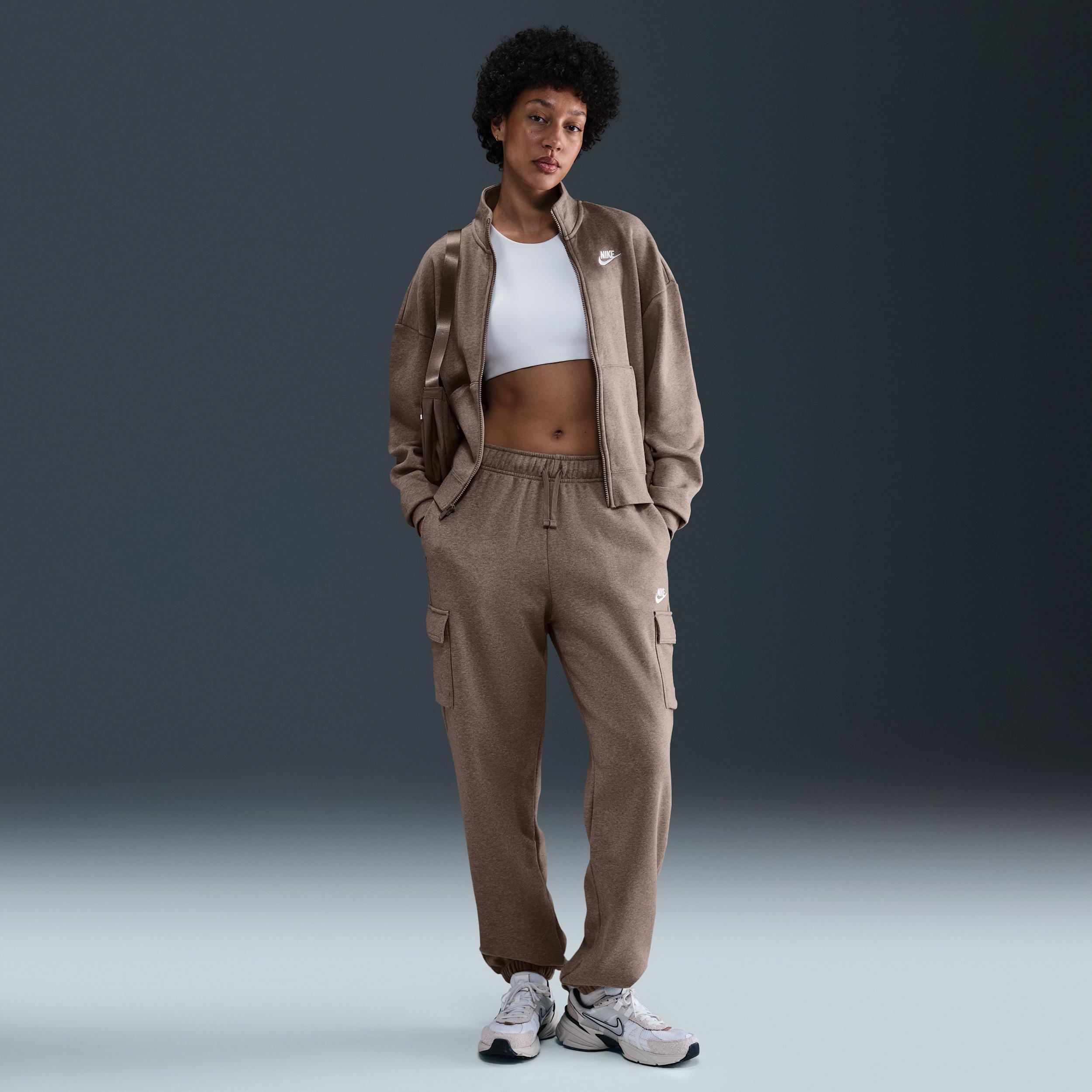 Women's Nike Sportswear Club Fleece Loose Track Jacket Product Image