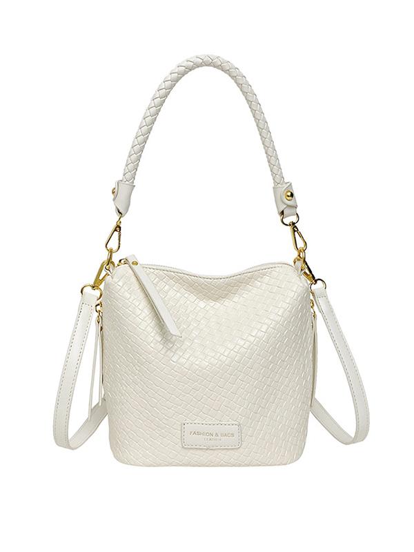 Split-Joint Woven Zipper Bags Product Image